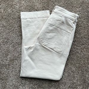 Everlane, The Straight-Leg Crop, Sandstone, Size 2